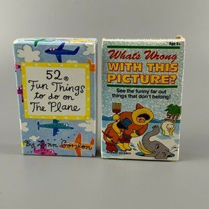 */$25 Vintage Kids Card Games Activity Boredom Travel